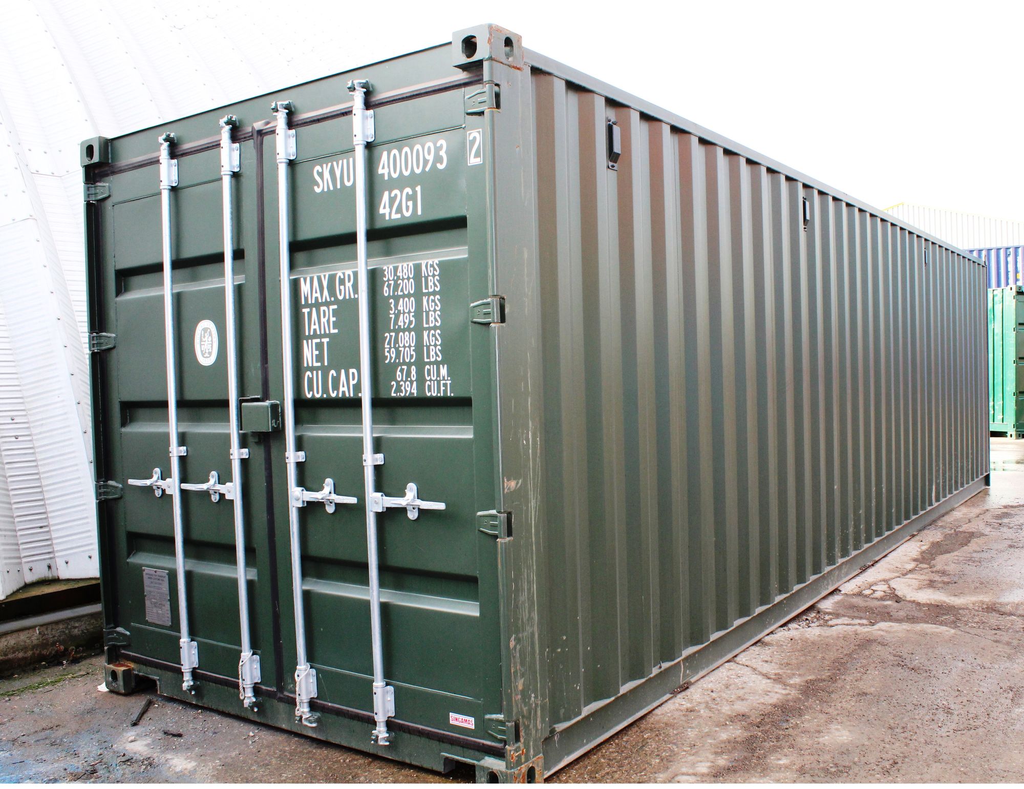 40ft New Shipping Containers 40ft New ISO Container - S2 Doors