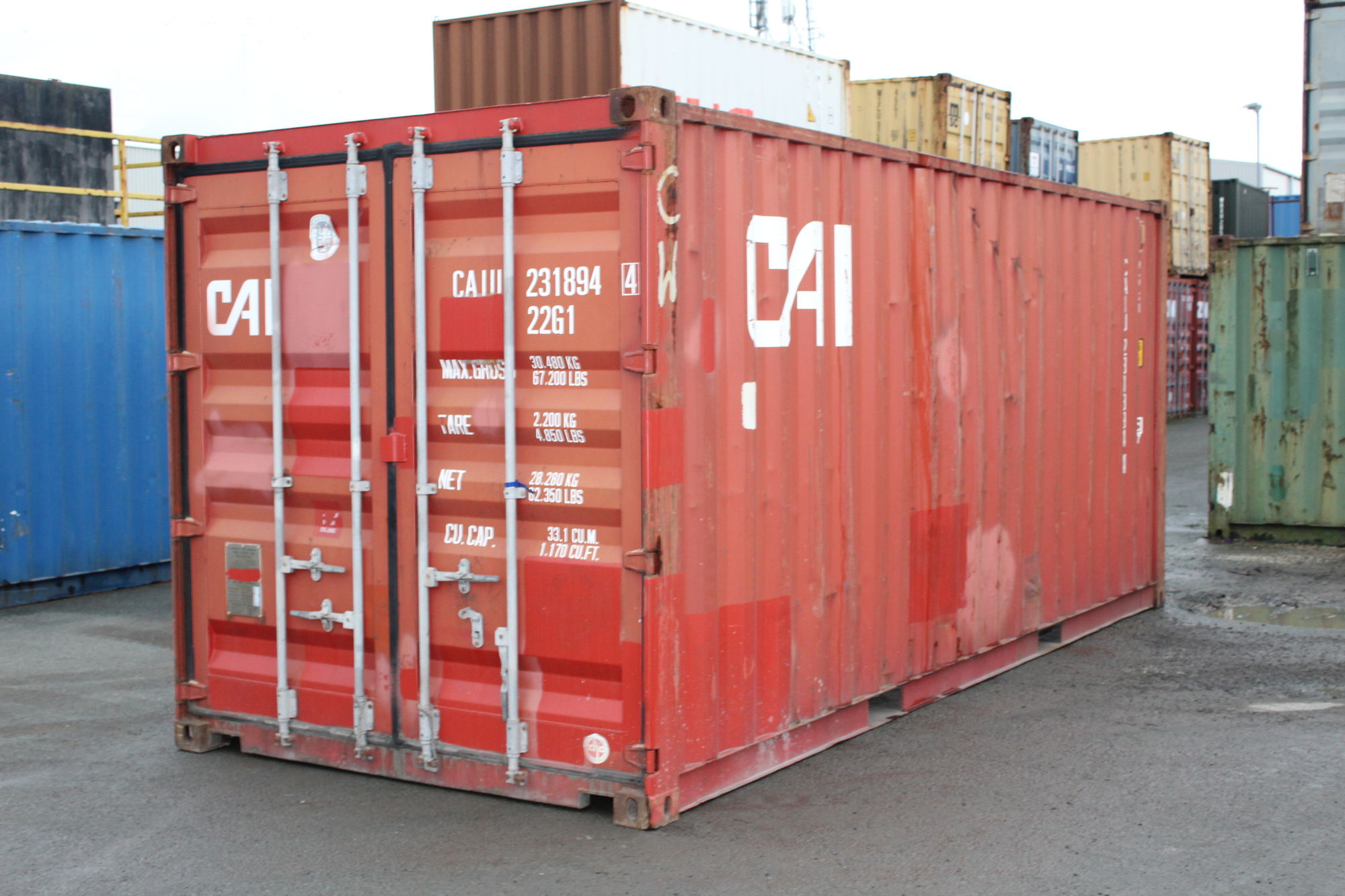 20ft Used Shipping Containers 20ft S2 Doors - Image 9