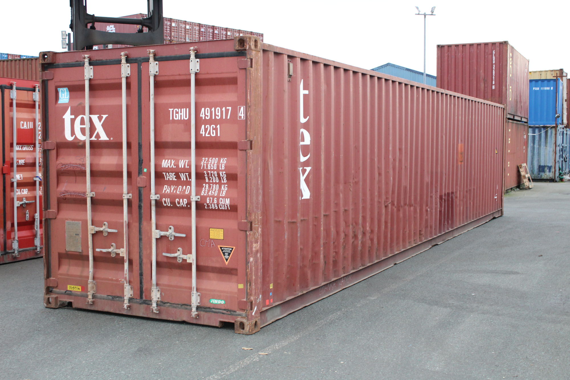 Used 40ft Shipping Containers For Sale 40ft S2 Doors - Image 2