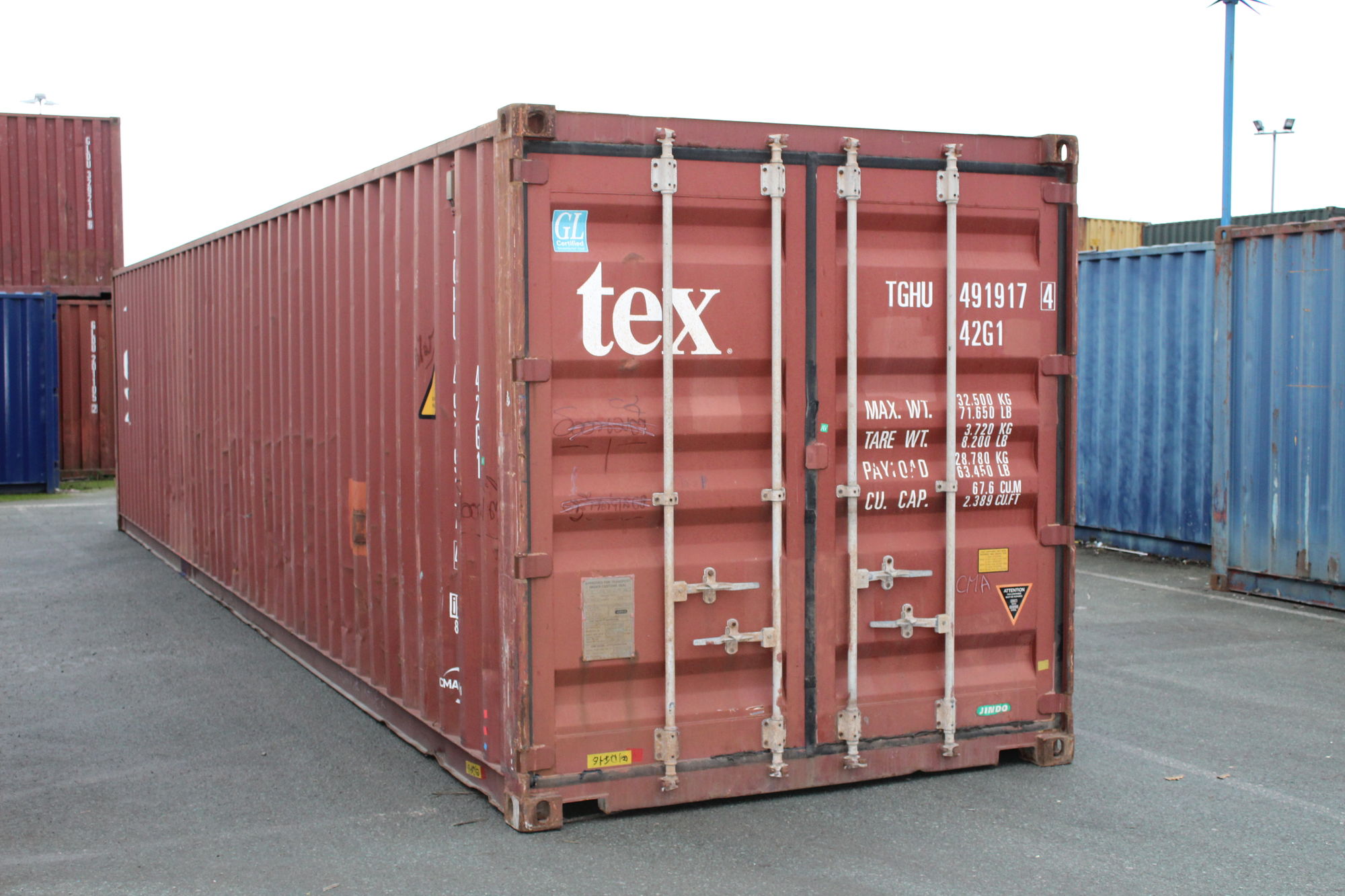 Used 40ft Shipping Containers For Sale 40ft S2 Doors - Image 9