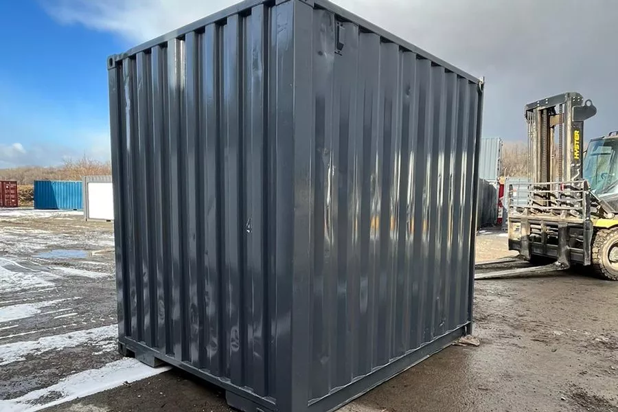 10ft High Cube Shipping Container for Sale – Used Storage Unit with Roll-Up Door - Image 3