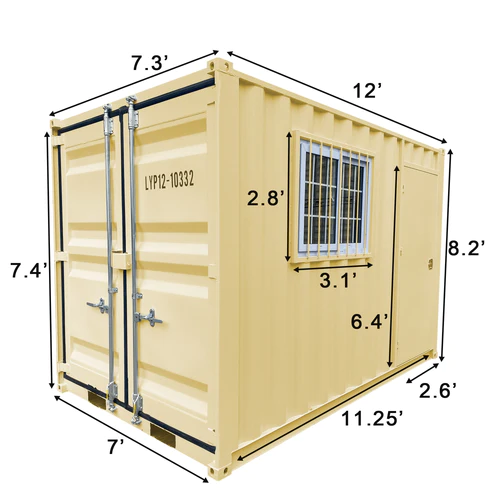 12ft Shipping Container for Sale – Small Storage Container Unit - Image 7