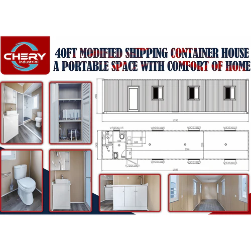 40ft Container House for Sale – Modified Shipping Container Home Unit - Image 9