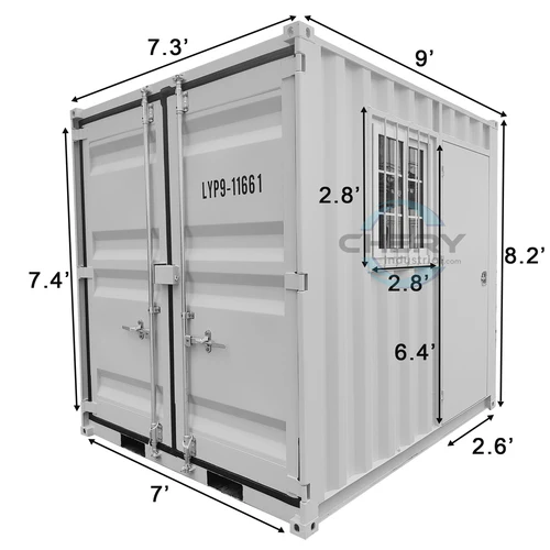 9ft Shipping Container for Sale – Small Storage Container Unit - Image 4