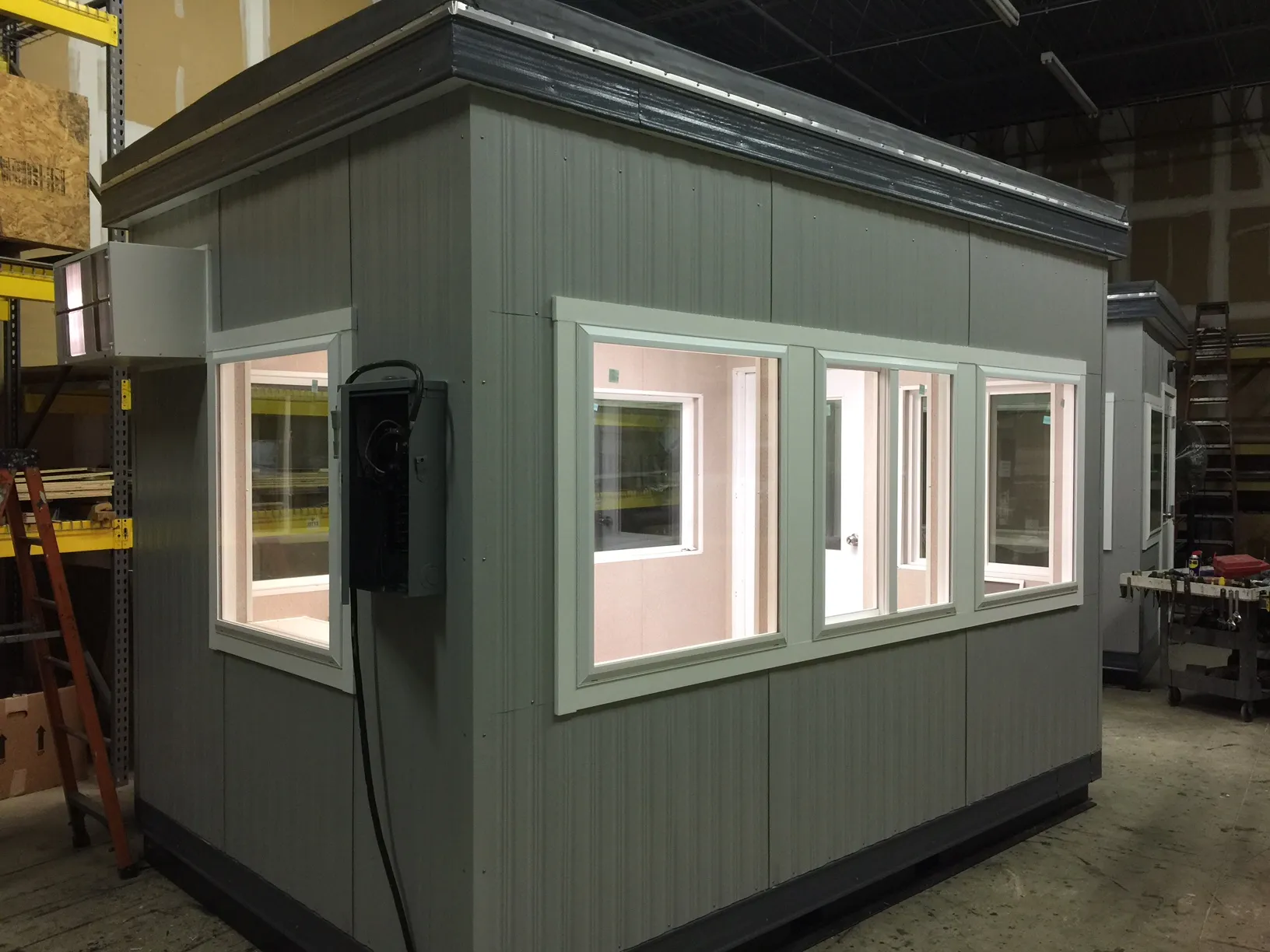 8ft x 12ft (2.4m x 3.7m) Guard Booth for Sale – Security Cabin Unit - Image 2
