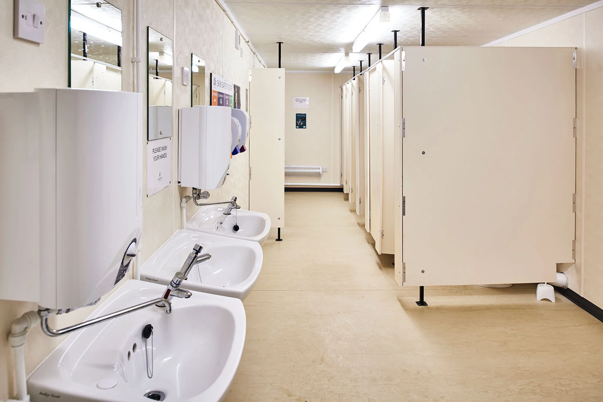 6+1 Steel Toilet Unit | Portable Toilet Block