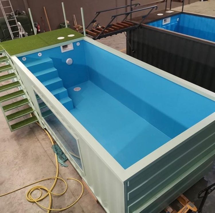 30ft Outdoor Swimming Pool Large Above-Ground Backyard Pool Luxury Prefab Container Swimming Pools for Family Leisure - Image 4