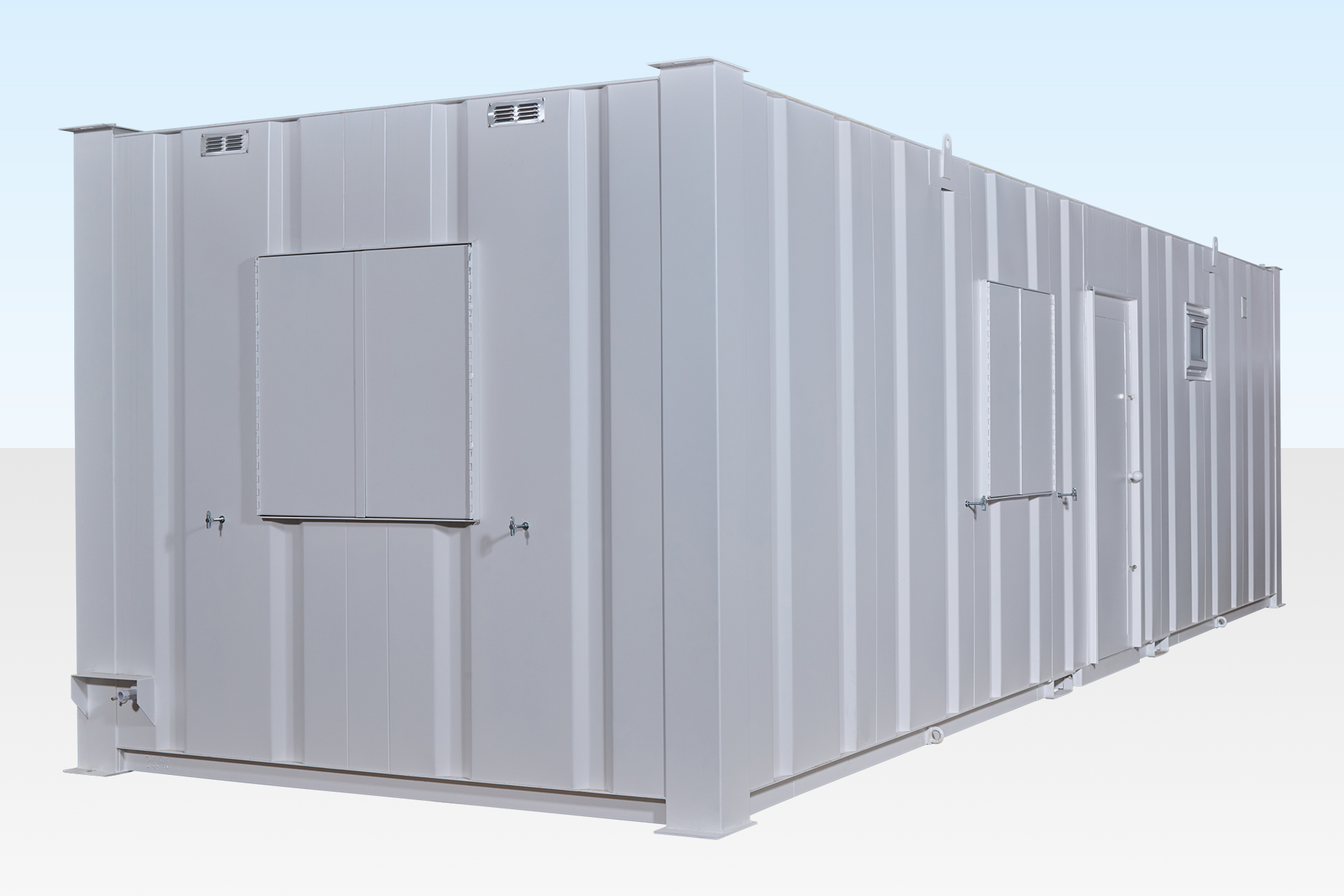 32ft x 10ft (9.8m x 3m) Anti-Vandal Canteen & 2+1 Toilet Unit - Image 3