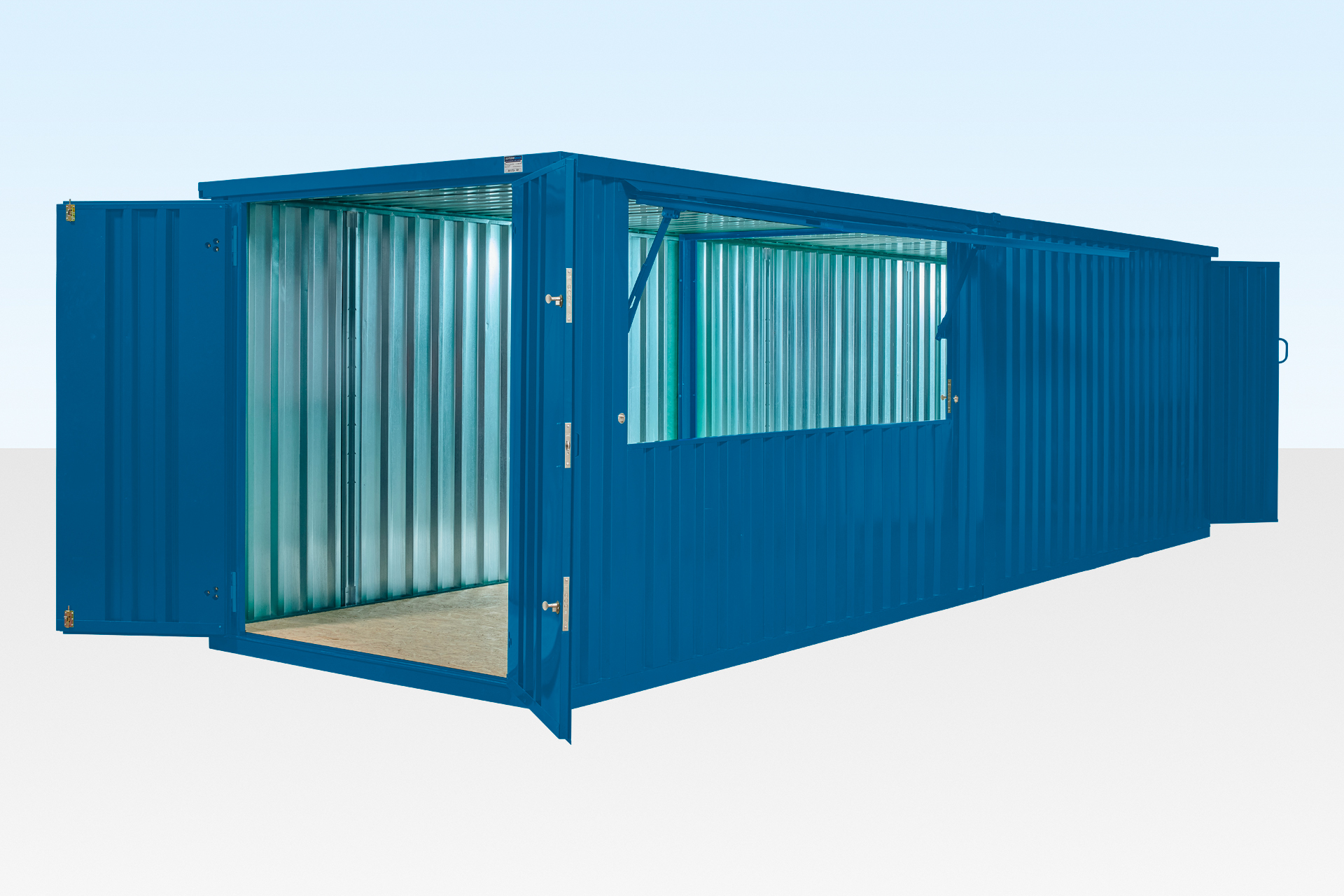 4m XL Flat Pack Kiosk & End Linked Store Bundle (Custom Colour) - Image 4