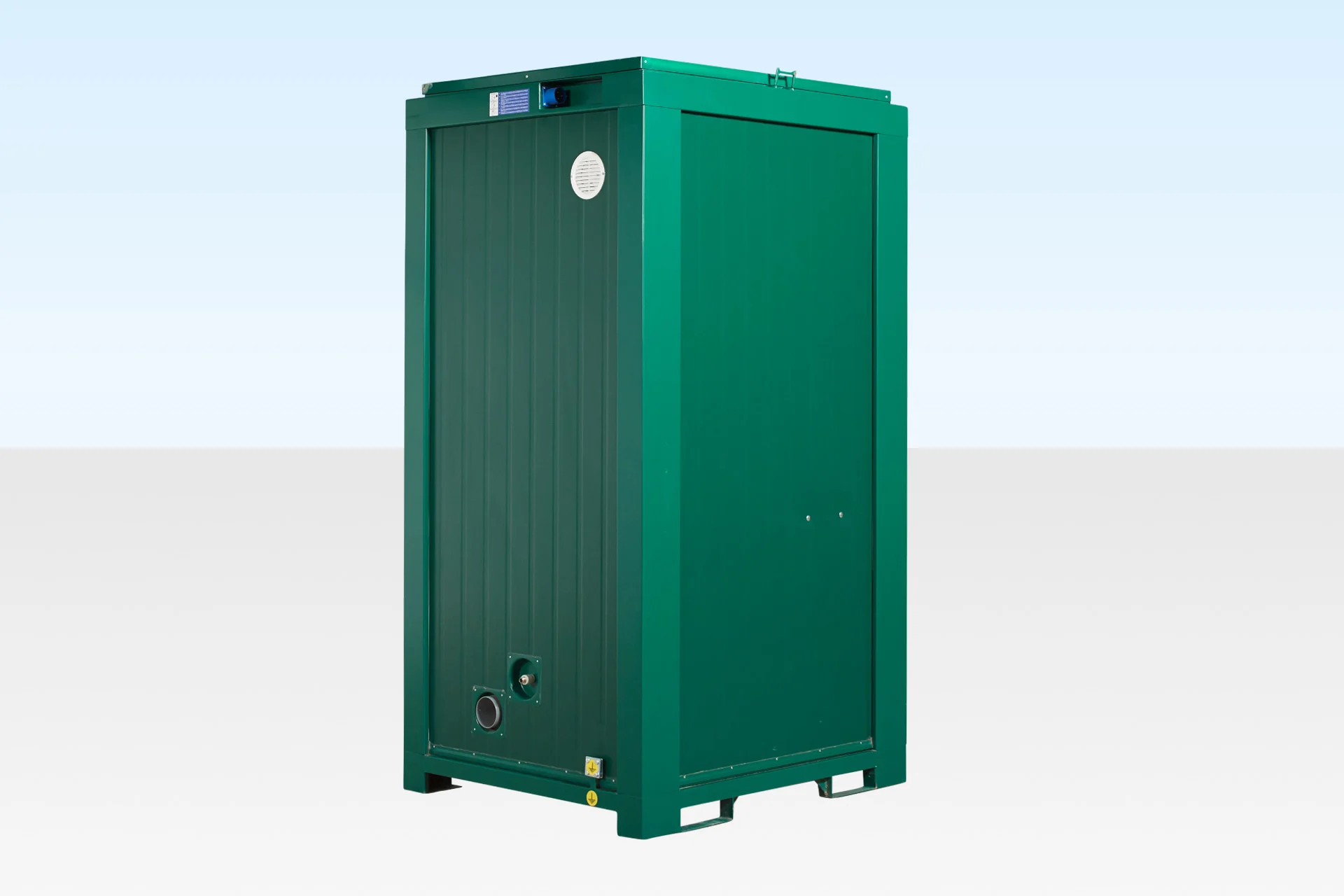 Single Mains Toilet Unit 1.2m x 1.4m | RAL 6005 - Image 3