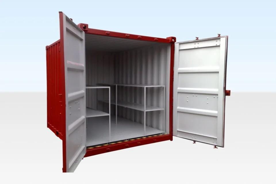 10ft Bunded Storage Container for Sale – Chemical & Fuel Storage – Flat Floor