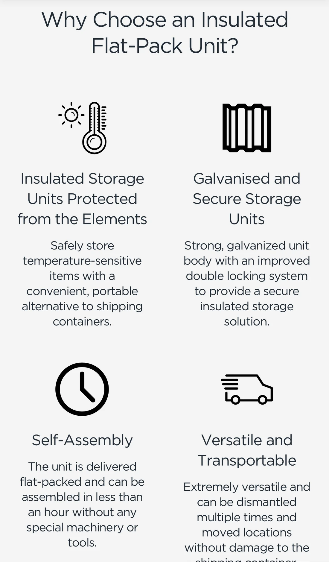 Insulated Flat Pack Containers | Insulated Flat Pack Storage Solutions | Size 3m x 2m - Image 5